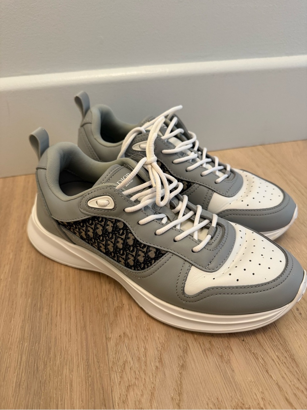 Dior B25 Grey and White Sneaker
